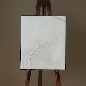 SOFT ARCH | Modern, minimalist, and textured wall art | Japandi | Plaster Art Design | Relief Structure | Abstract Art | Textured