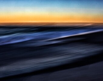 Impresiones impresionistas, abstractas de fotos y lienzos de Sunrise at Ponte Vedra, Florida / Home Decor / Florida Beach Art / Florida Wall Decor