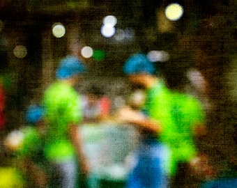 Hermosos colores del mercado de Chinatown en lienzos e impresiones fotográficas / Mercados de comida callejera de Bangkok / Impresionismo fotográfico en bellas artes hechas a mano