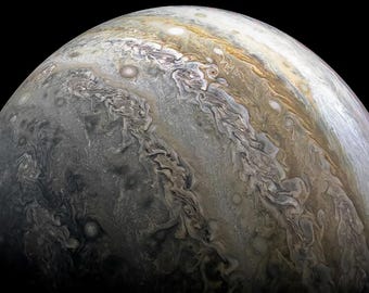 Imágenes del telescopio James Webb de la NASA en fotografía de bellas artes y lienzos, acrílicos, impresiones en metal / Arte mural grande para el hogar / Júpiter