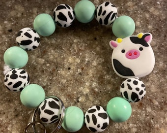 Squishmallow cow  silicone bracelet