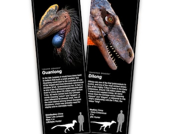 Guanlong & Dilong - Bookmarks