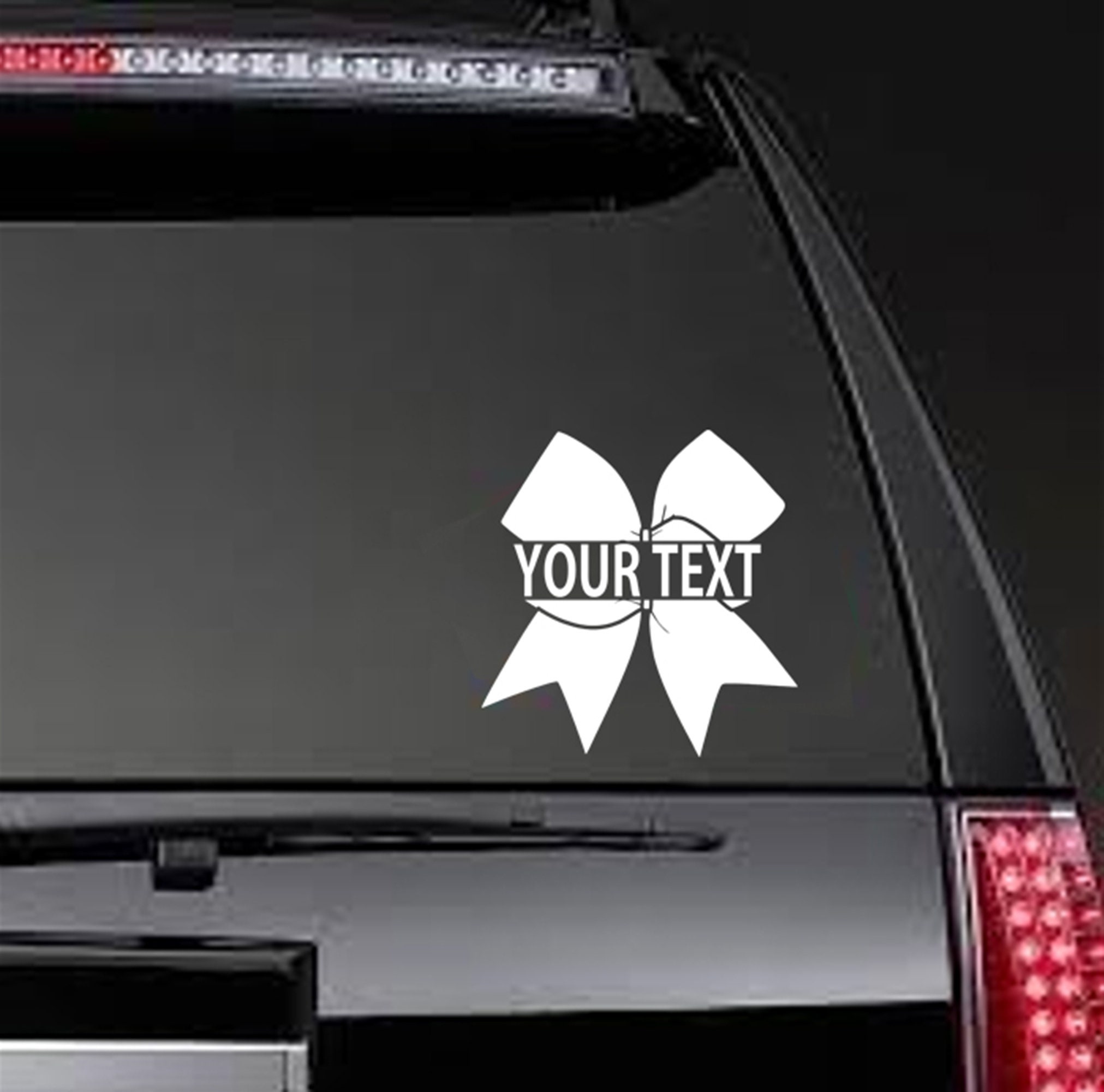 Personalized Cheer Vinyl Decal, Car Window Decal,cup Decal, Tumbler ...