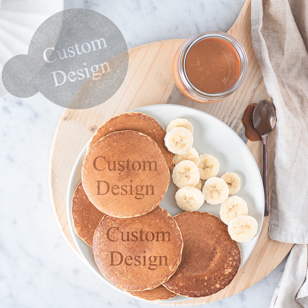 Personalised Pancake Stencil Cookie Stencil Cake Decorating Etsy