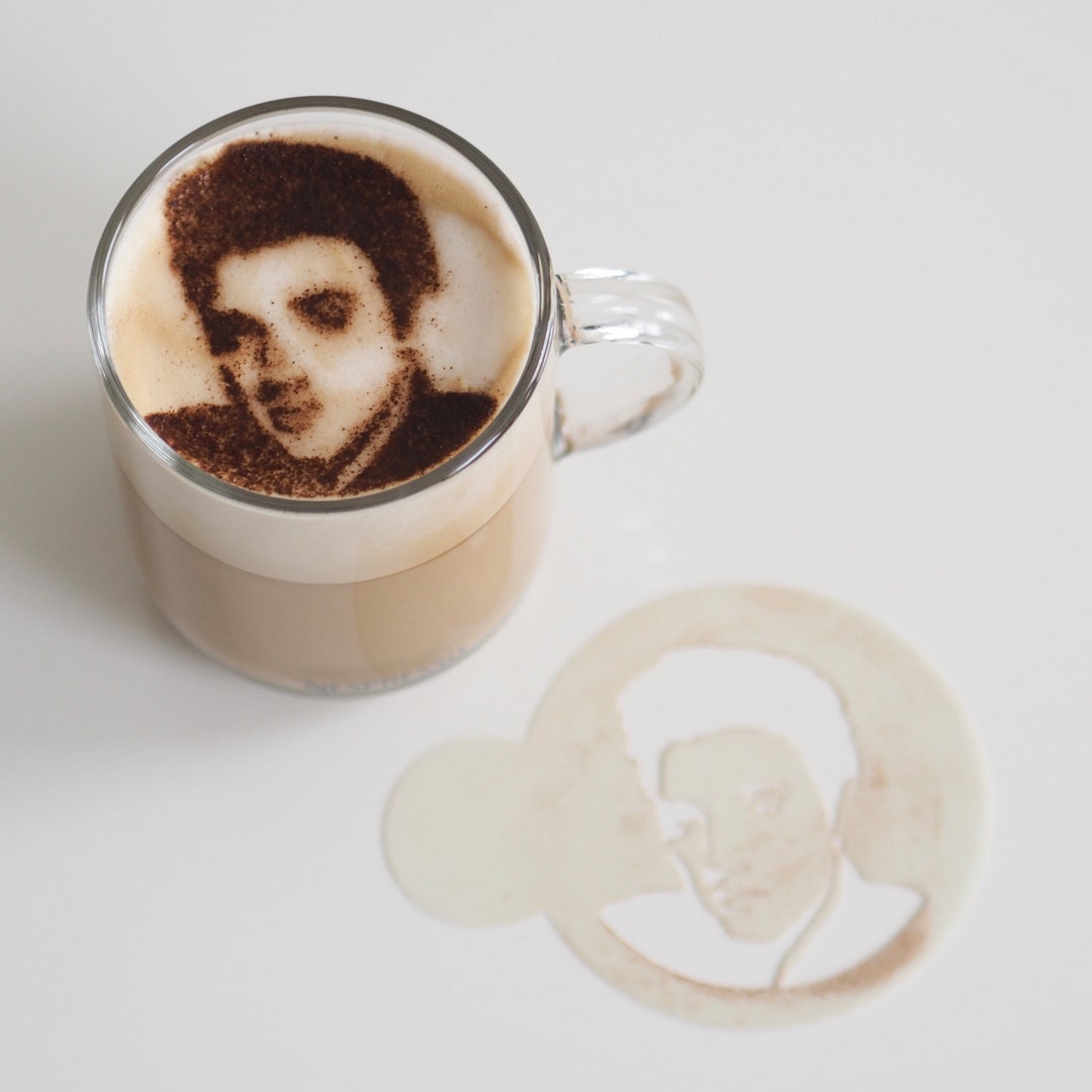 Elvis Coffee Stencil Drink Stencil Cake Stencil Cookie Etsy