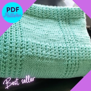 Knitting Pattern: Easy Baby Blanket | Easy 1 color