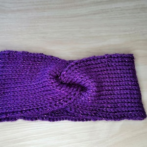Easy Knitting Twisted Head Band Pattern – Double Thick And Warm No Purls Headband Pattern In Pdf Format