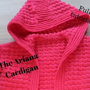 Easy Crochet Cardigan Pattern – The Ariana Sweater PDF