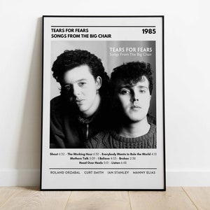 Smith & Orzabal signed Tears for Fear Songs from the Big Chair album COA proof STAR. Smith & Orzabal signed Tears for Fear Songs from the Big Chair album COA proof STAR.