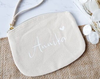 Blanc Mariclo Tasche Pochette Kosmetiktäschchen Ibiza bestickt