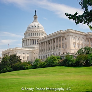 Cappol Hill Washington DC Landschaft Druck, Fotografie Leinwand Wand Kunst Drucke, Dekor für Haus, Wohnzimmer, Schlafzimmer, Büro