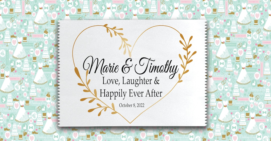 Wedding Quilt Label, Wedding Quilt, Engagement Gift Etsy