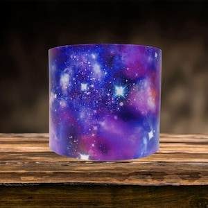 Space Galaxy Lampshade for Ceiling & Table Lamps, Kids Star Drum Light Shade