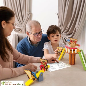 5-Pack DIY 3D Wooden Puzzle for Kids, STEM Toy, Laser Cut Plywood, Safe for Children, Brainteaser Toys and Crafts
