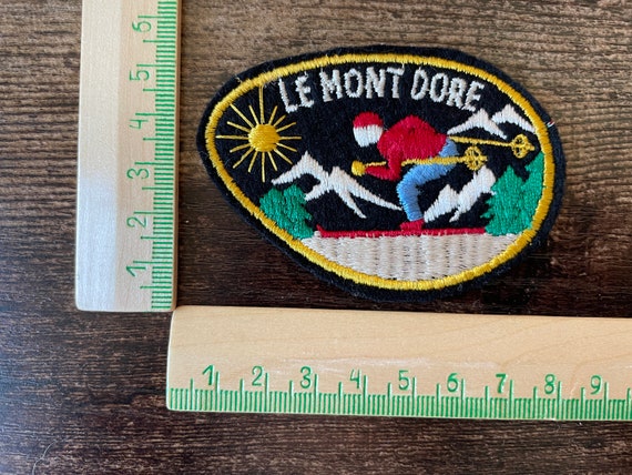 Vintage Patch Le Mont Dore FRANCE French sew on a… - image 3