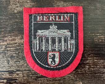 Patch Berlin Bär Wappen – 65x75 Mm, Mit Klett – Perfekt Für Jacke Oder Uniform
