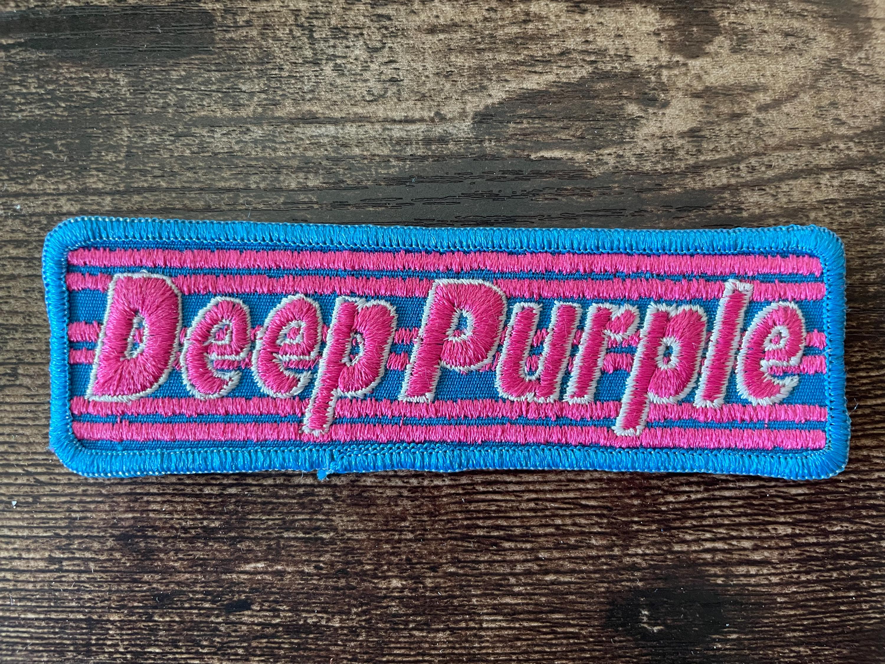 Vintage Deep Purple Patch – 1970s / 80s Embroidered Hard Rock Band ...