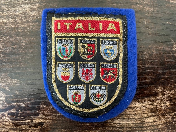 Vintage Patch Italia ITALY Italian sew on appliqu… - image 1