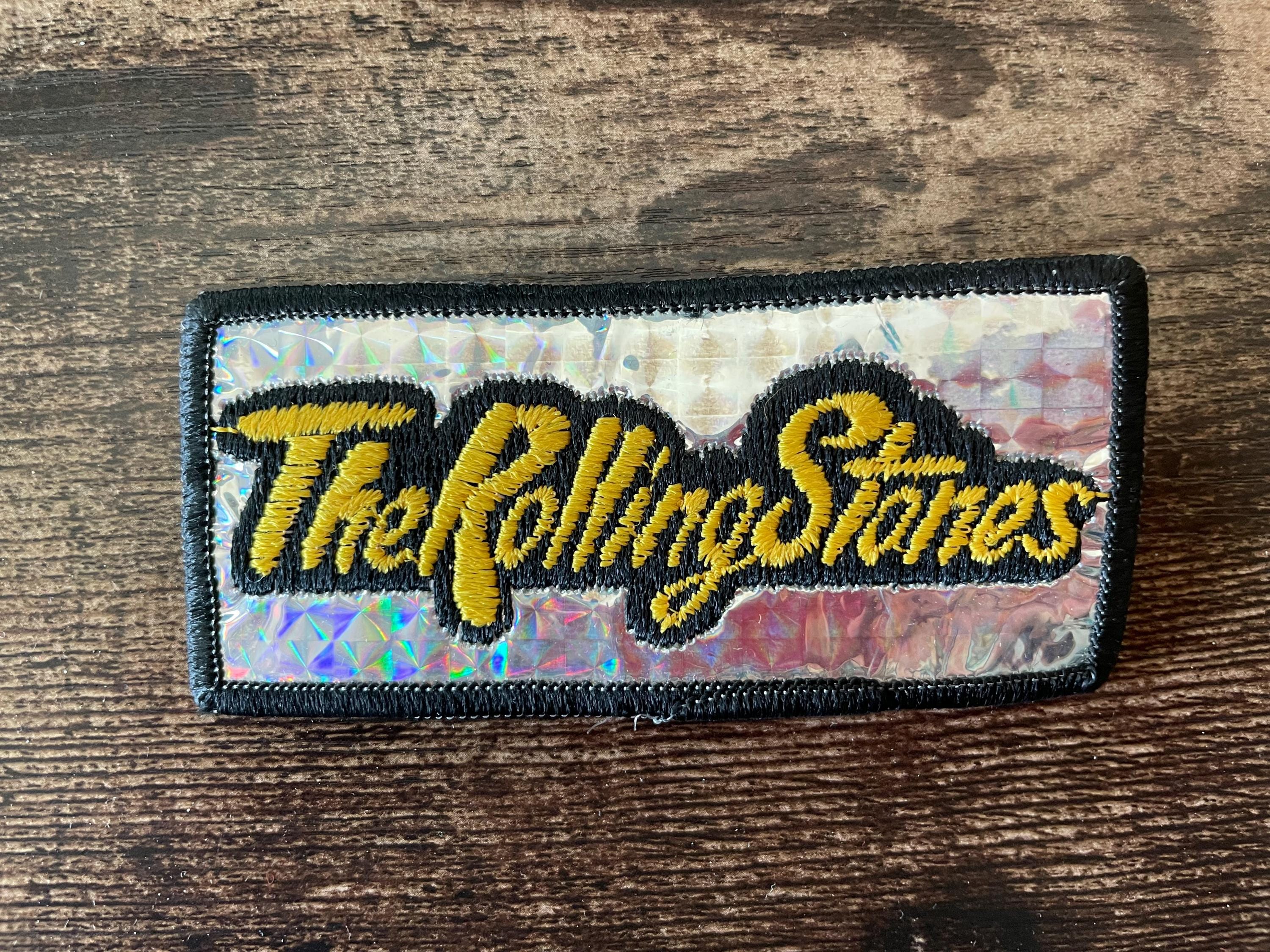 De Rolling Stones klassieke patch met tong, geweven en