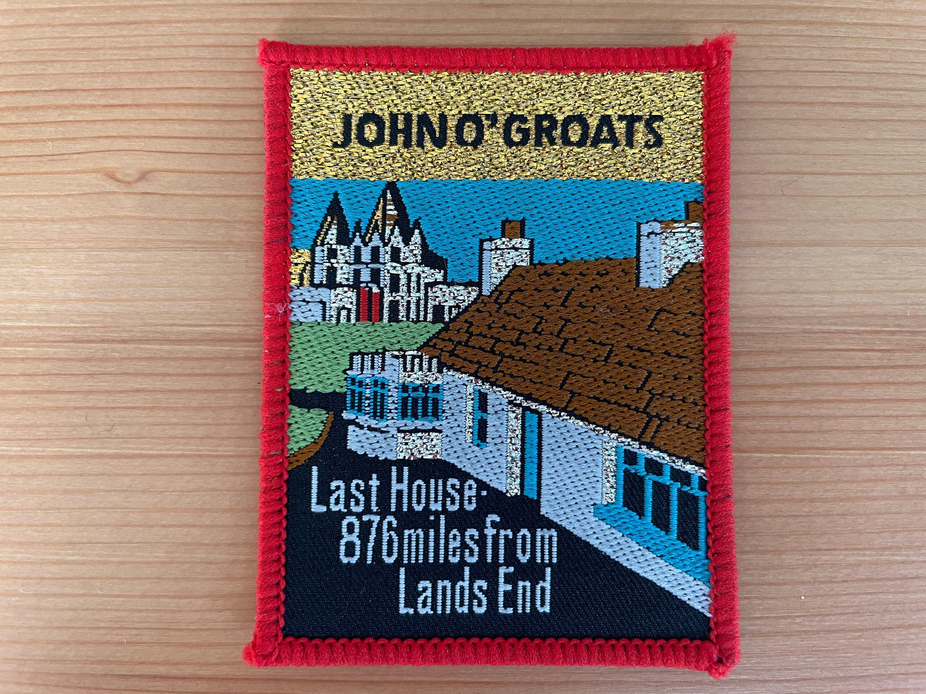 Printed 8cm John O Groats to Lands End Badge