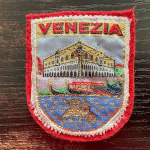Venice Italy Travel Patch, Doge's Palace Travel Souvenir Applique