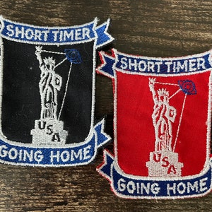 Vintage Patch Statue of Liberty New York City Harbor Souvenir — Vietnam War Army Patch CS35