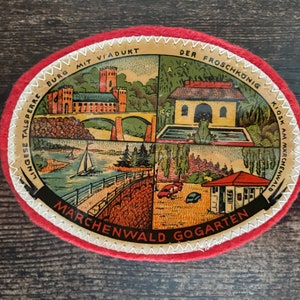 Vintage Aufnäher Märchenpark Marienheide — Märchenwald, Gogarten Marienheide als Stickapplikation