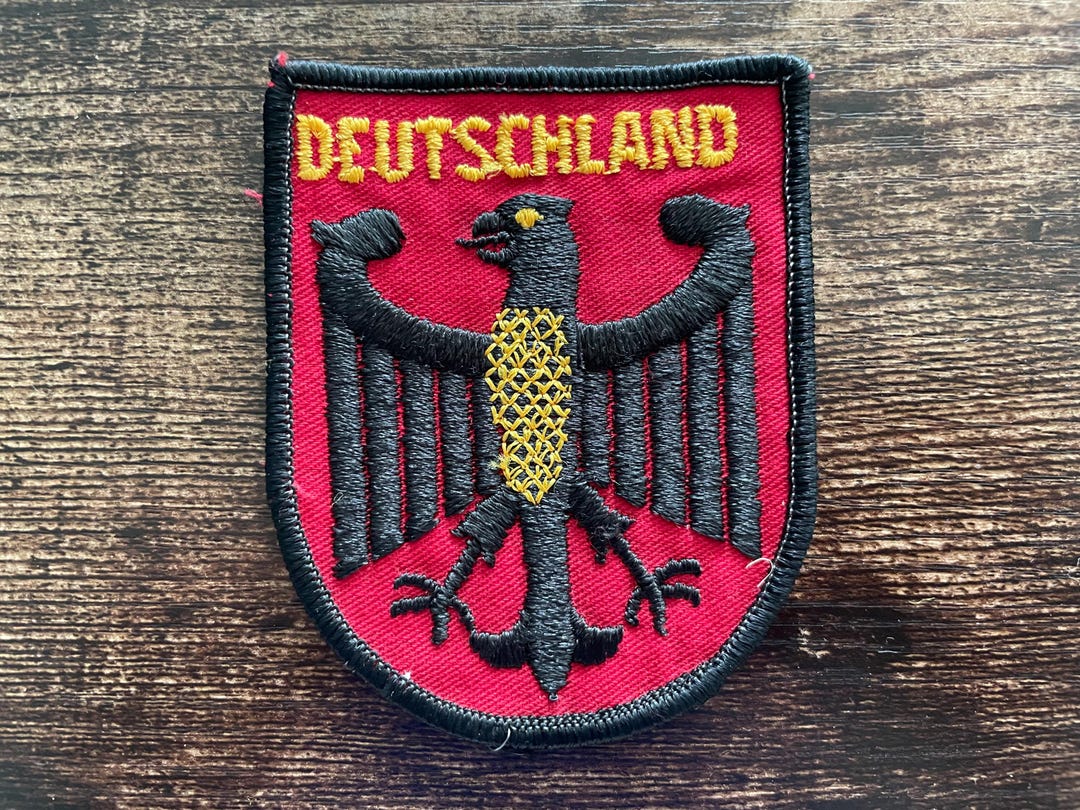 Vintage Patch Germany Deutschland Embroidered Sew on Applique Patch ...
