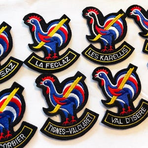 Vintage Patch French Ski – Choice Les Karellis, La Norma, Le Corbier Travel Souvenir (sy-på)