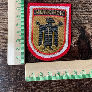 Patch Textile Munich Allemagne - écusson Tourisme Vintage