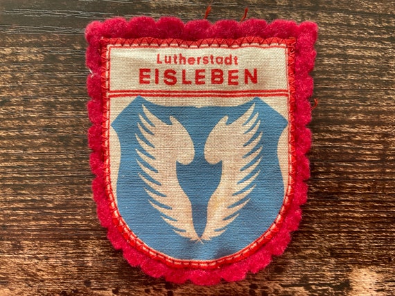 Vintage Patch Lutherstadt Eisleben GERMANY Martin… - image 1