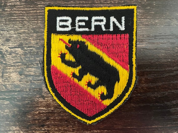 Vintage Patch Bern SWITZERLAND Swiss Coat of Arms… - image 1