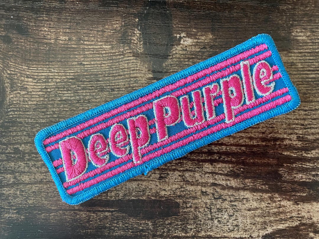 Vintage Deep Purple Patch – 1970s / 80s Embroidered Hard Rock Band ...