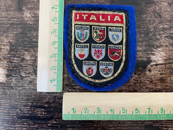 Vintage Patch Italia ITALY Italian sew on appliqu… - image 3