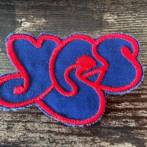 Vintage Yes Patch – 1970er / 80er Jahre Britische Progessive Rock Band Applikation