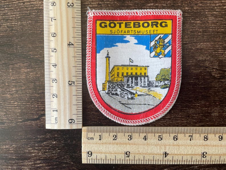 Vintage Patch Gothenburg Sweden G teborg Swedish Embroidered Travel vintage-patch-gothenburg-sweden-g-teborg-swedish-embroidered-travel