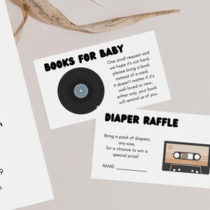 Vinyl Record Baby Shower Invitation | Retro Baby Shower | Music Baby ...
