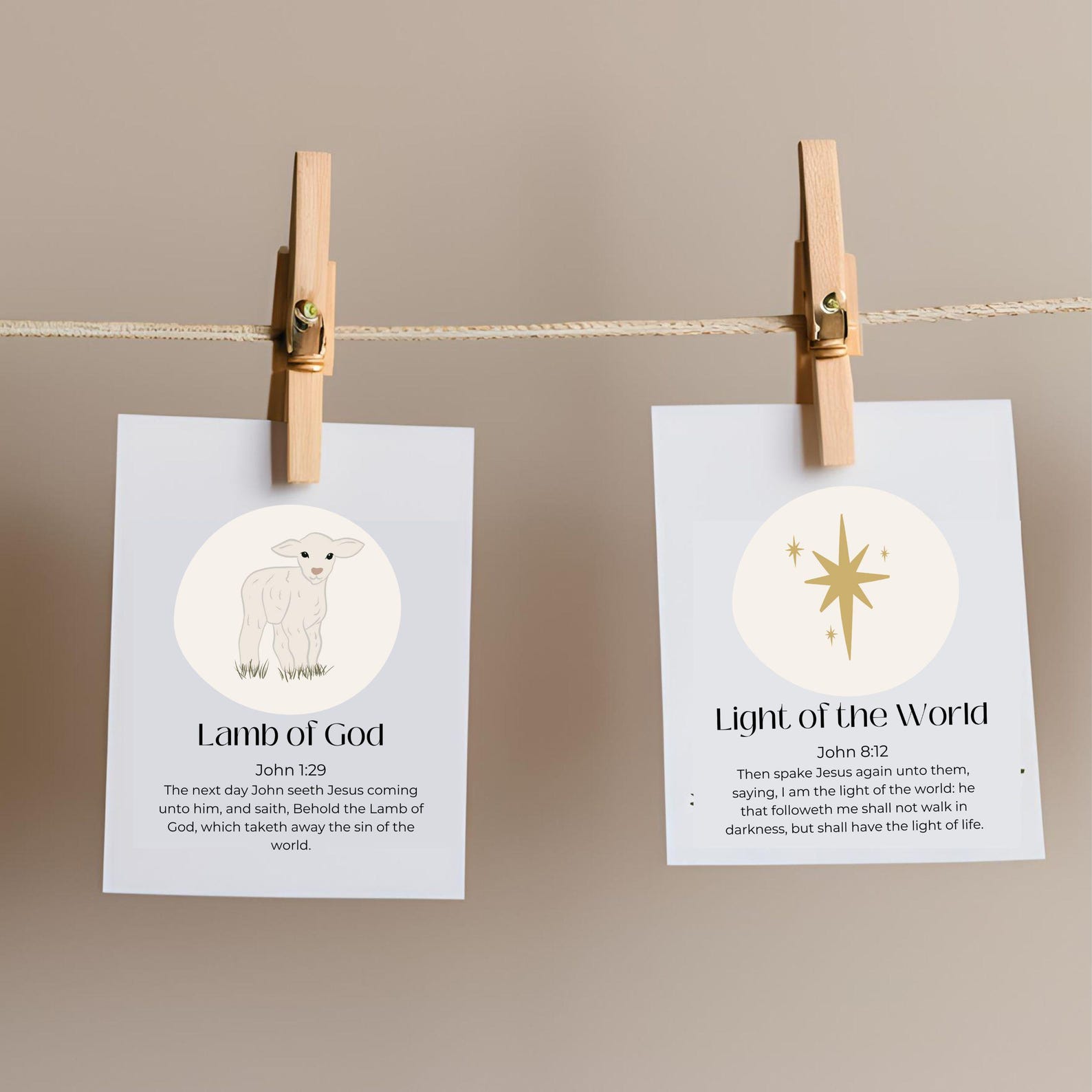Names of Christ Advent Calendar: Bible Verse Christmas Countdown ...