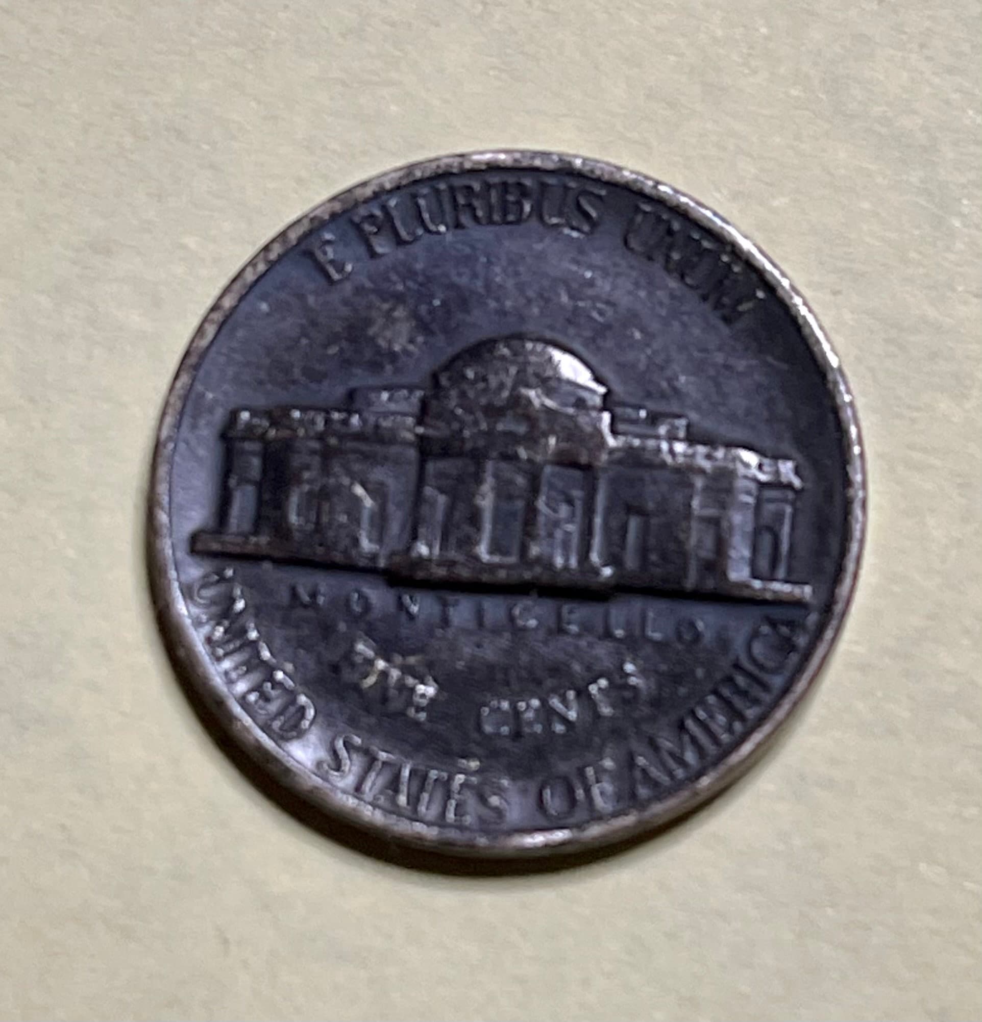 1988-D Black JEFFERSON NICKEL Mint Error - Etsy