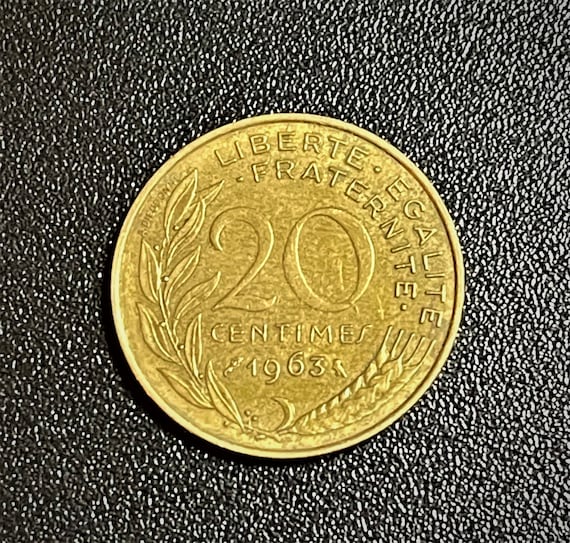 20 centimes 1963 - pièce de monnaie française