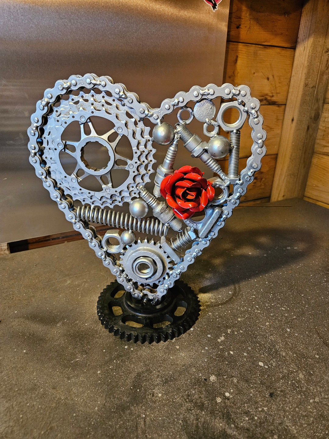 Scrap Metal Heart - Etsy