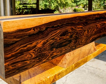 Mabolo Velvet Apple BURL LUMBER Live Edge Natural Slap Ebony Wood DIY Resin Epoxy Table Top
