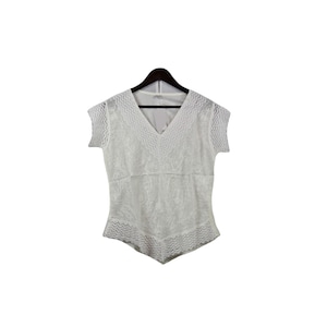 Blusas Blancas De Algod n Etsy