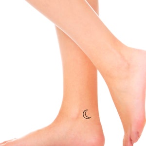 Little Moon Temporary Tattoo