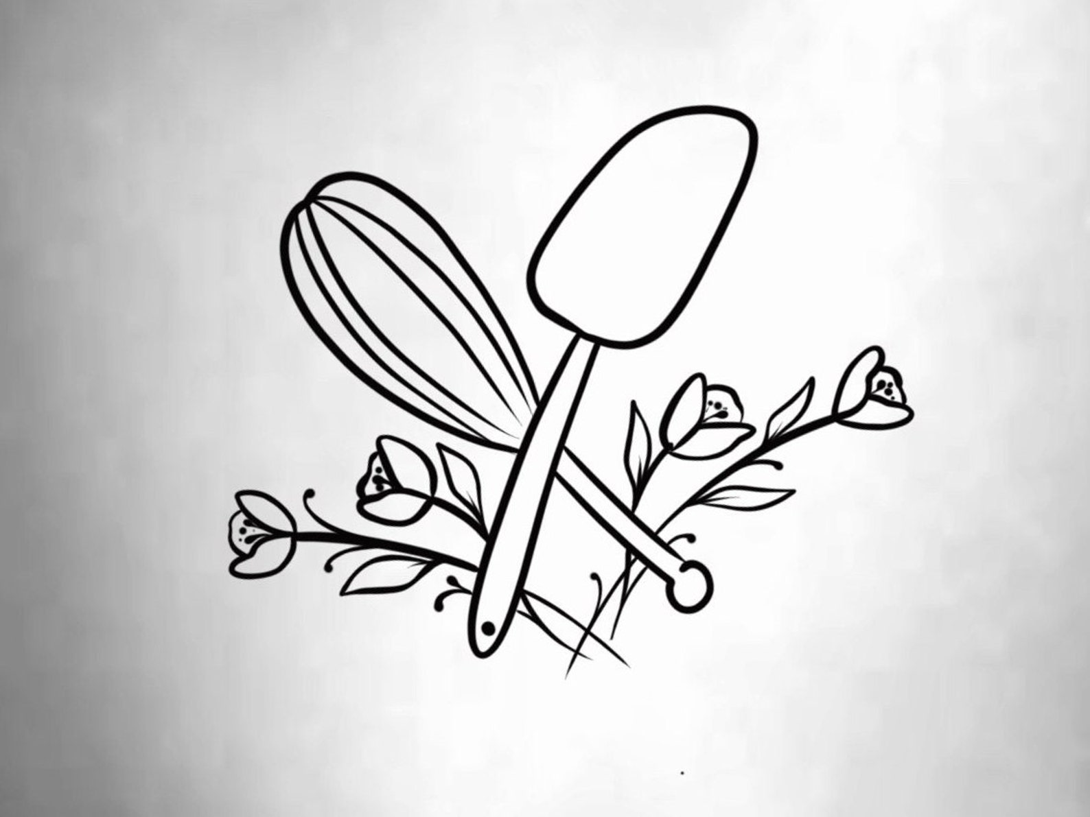 Spatula Whisk Temporary Tattoo / Cooking Tattoo / Food Tattoo Etsy