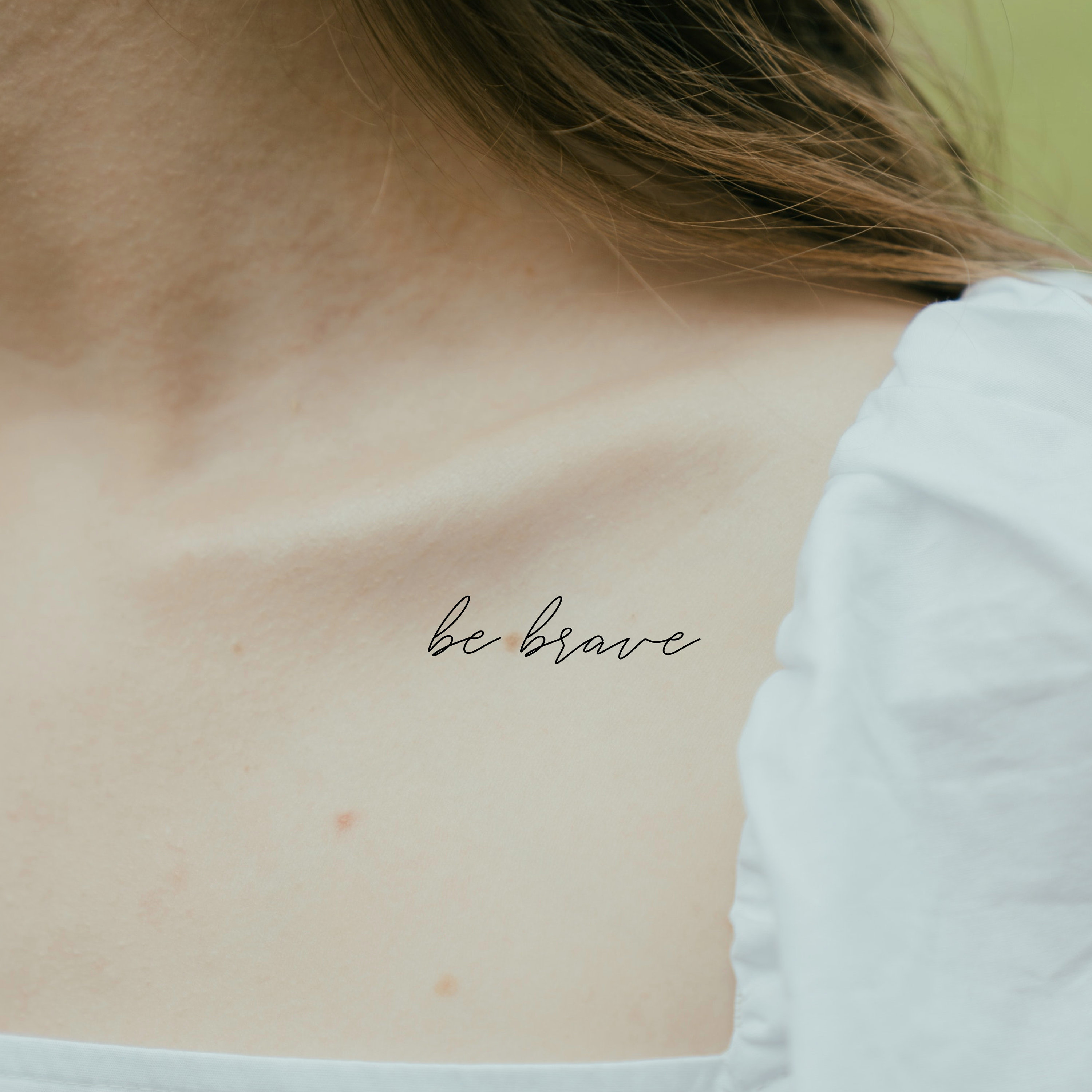 Be Brave Temporary Tattoo - Etsy