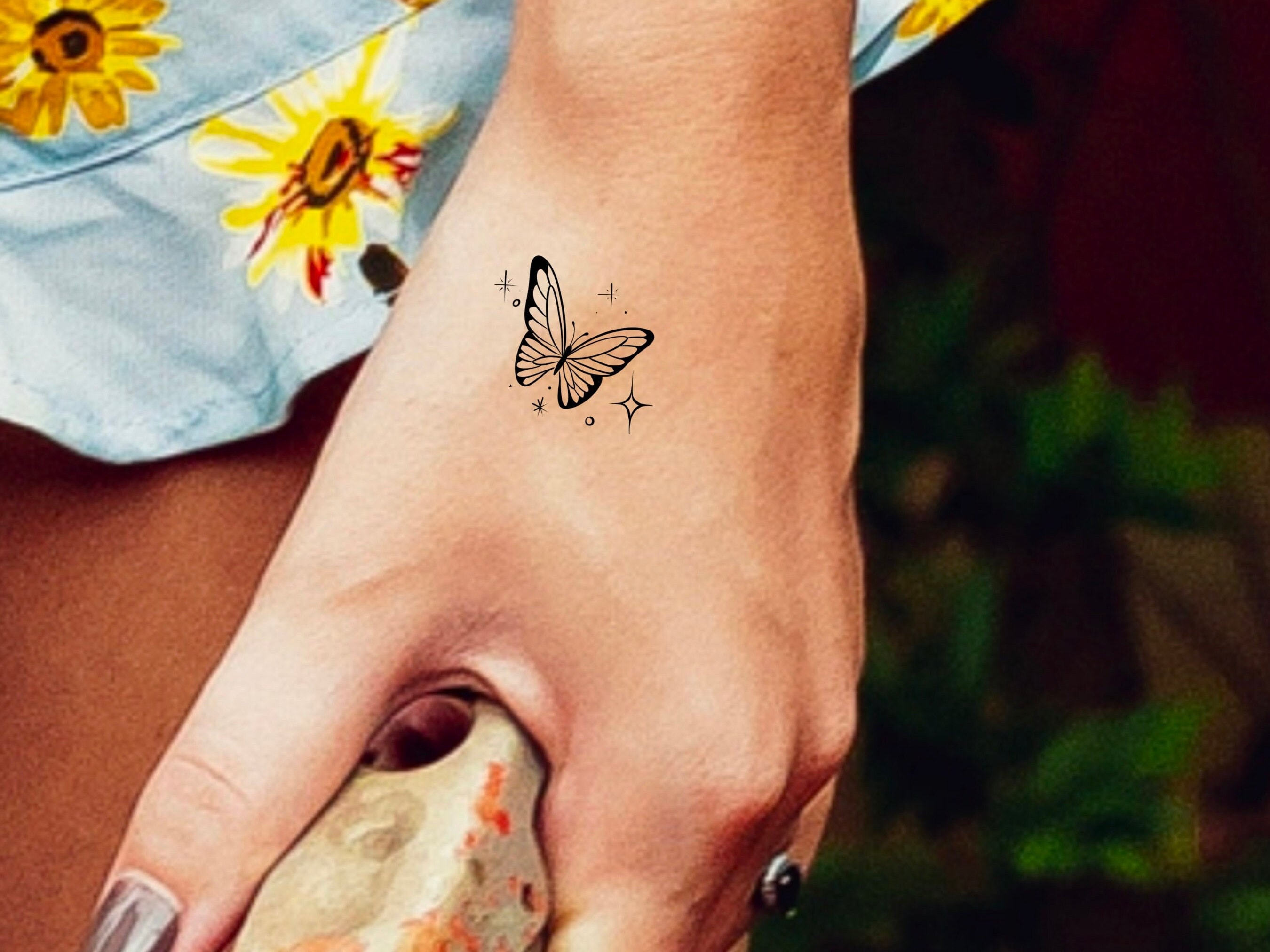 Butterfly Tattoo On Hand