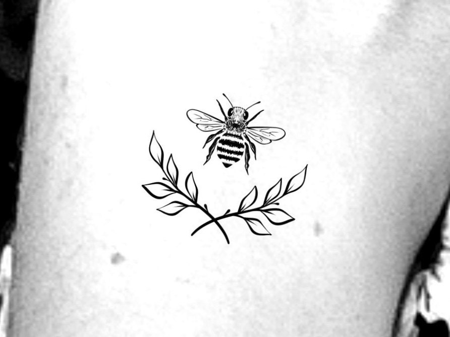 Bee Tattoo - Etsy Australia Bee Tattoo - Etsy Australia