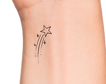 simple shooting star tattoo designs  Clip Art Library