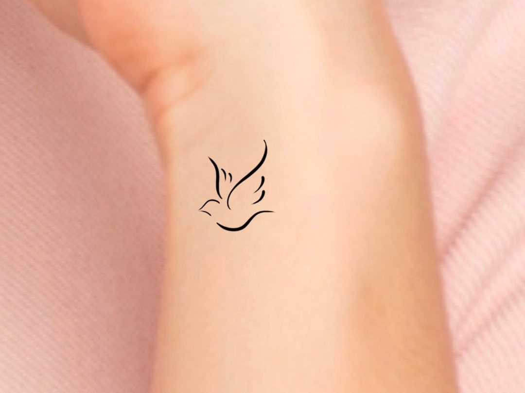 Dove Temporary Tattoo/ Small Dove Tattoo / Bird Tattoo / Dove - Etsy Australia Dove Temporary Tattoo/ Small Dove Tattoo / Bird Tattoo / Dove - Etsy Australia